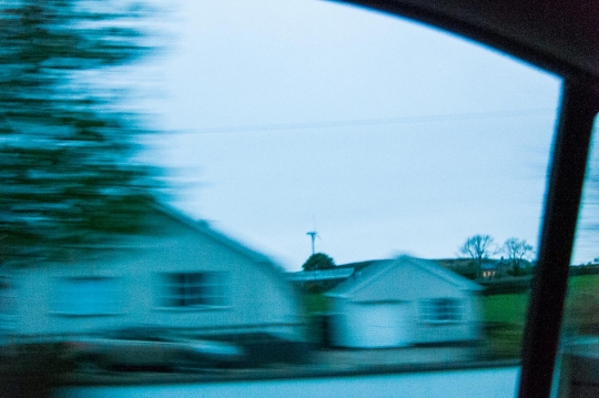 Turbines in the Irish countryside.