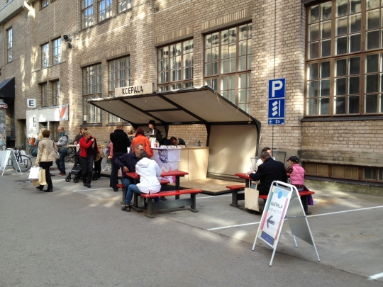 This is a snap of <a href="http://www.koepala.com/">Koepala</a>, a popup during Helsinki Design Week. New food-related concepts are popping up all the time now. Open Kitchen is designed to help them take root. 