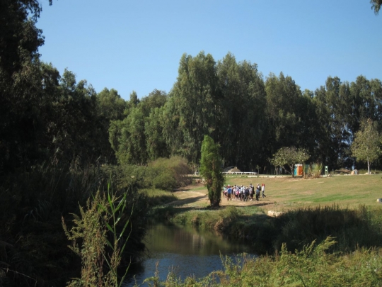 The lush Alexander River, now enjoyed by visitors from all over Israel, used to be a sewage canal.