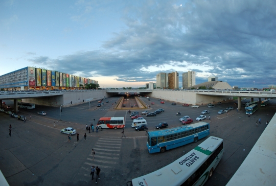 Brasilia is a stunning capital designed as an automotive-utopia.