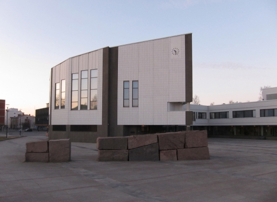 Rovaniemi, Finland: civic structure or giant guppy?