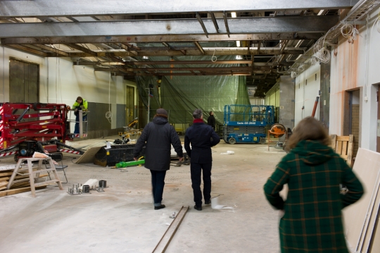 The centerpiece of the wholesale market is Kellohalli, an old butchery facility that is named for the clock on its facade. In a few months this space will be cleaned up and open to the public.